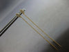ESTATE .14CT DIAMOND 18KT YELLOW GOLD 3D GEOMETRICAL BAR FUN HANGING EARRINGS