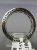 WIDE 2.10CT PRINCESS DIAMOND 14KT WHITE GOLD FILIGREE ETERNITY WEDDING RING 1349