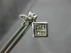 ANTIQUE .50CT DIAMOND 14K WHITE GOLD STAR CLUSTER FRIENDSHIP STUD EARRINGS #5272