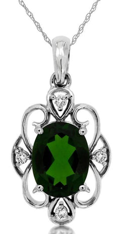 (DEFAULT) ESTATE CT DIAMOND KT GOLD 3D PENDANT