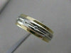 ESTATE DIAMOND 14K WHITE YELLOW GOLD MENS ETERNITY WEDDING BAND 6.5M RING #21510