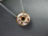 ESTATE .33CT DIAMOND ETOILE 14KT ROSE & WHITE GOLD CIRCLE OF LIFE PENDANT #10097