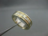ESTATE .20CT DIAMOND ETOILE 14KT WHITE & YELLOW GOLD ANNIVERSARY RING #12155
