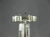 ESTATE .35CT DIAMOND 14K WHITE GOLD 3D FLOWER SEMI MOUNT ENGAGEMENT RING #14193