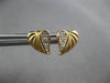 ESTATE .07CT DIAMOND 14KT WHITE & YELLOW GOLD CLASSIC HEART STUD EARRINGS #28064