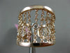 ESTATE WIDE .16CT DIAMOND 14KT ROSE GOLD DIAMOND BY THE YARD FLEXIBLE LOVE RING