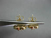 ESTATE DIAMOND 14KT YELLOW GOLD OVAL ETOILE SOLITAIRE EARRINGS E/F VVS #23018