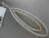 ESTATE EXTRA LARGE 2.09CT DIAMOND 14KT WHITE & ROSE GOLD DOUBLE MARQUISE PENDANT