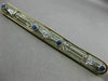 ANTIQUE LARGE .22CT OLD MINE DIAMOND & SAPPHIRE 14KT 2 TONE GOLD FILIGREE BROOCH