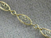 ANTIQUE LARGE 2.30CT DIAMOND & AAA SAPPHIRE 14KT TWO TONE GOLD NECKLACE #26434