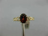 1.40CT ROUND DIAMOND & OVAL RHODOLITE 14KT ROSE GOLD THREE STONE ENGAGEMENT RING