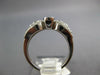 1.50CT DIAMOND & AAA SAPPHIRE 14KT WHITE GOLD OVAL SEMI BEZEL DOUBLE STONE RING