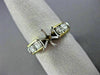 ESTATE 1.15CT DIAMOND 14Kt WHITE & YELLOW GOLD SEMI MOUNT ENGAGEMENT RING #2588
