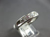 1.0CT DIAMOND 14KT WHITE GOLD 3D CHANNEL COMFORT FIT WEDDING ANNIVERSARY RING