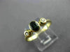 ESTATE .45CT DIAMOND & AAA SAPPHIRE 14KT YELLOW GOLD 3D ENGAGEMENT RING #26230
