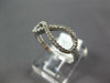 ESTATE .23CT DIAMOND 14KT WHITE GOLD 3D INFINITY FUN LOVE RING