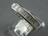 3.37CT DIAMOND PLATINUM BAGUETTE ETERNITY CHANNEL MULTI HEART ANNIVERSARY RING