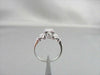 ESTATE 0.46CTW 18KT WHITE GOLD PAST PRESENT FUTURE DIAMOND RING ONE OF A KIND !!