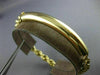ESTATE WIDE 14KT YELLOW GOLD CLASSIC ROUND PLATE ENGRAVABLE BRACELET L #1636
