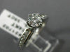 ESTATE WIDE .91CT ROUND DIAMOND 14KT WHITE GOLD SOLITAIRE ENGAGEMENT RING #21702
