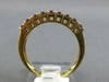 ESTATE .58CT AAA AMETHYST 14KT YELLOW GOLD 3D CLASSIC ROUND FUN RING