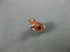 ESTATE 1.0CT DIAMOND & RUBY 14KT ROSE GOLD 3D CLASSIC OVAL FLOWER STUD EARRINGS