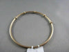 ANTIQUE 5MM TUBE DESIGN .24CT DIAMOND 14KT YELLOW GOLD BANGLE SIMPLY AMAZING!!!!