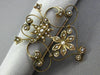 ANTIQUE VICTORIAN 14K YELLOW GOLD AAA PEARL HANDCRAFTED FILIGREE STAR PIN BROOCH