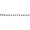 ESTATE 7.0CT DIAMOND 14KT WHITE GOLD 3D CLASSIC ROUND 3 PRONG TENNIS BRACELET