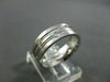 ESTATE .35CT DIAMOND ETOILE TWO ROW 14KT WHITE GOLD ETERNITY RING UNIQUE! #12187