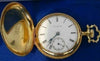 ANTIQUE 14K YELLOW GOLD ELGIN HUNTERS POCKETWATCH PERFECT CONDITION #19489