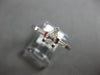 .56CT DIAMOND 14KT WHITE GOLD 3D PEAR SHAPE & BAGUETTE 3 STONE ENGAGEMENT RING