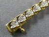 LONG 1.0CT DIAMOND 14KT 2 TONE GOLD 3D CLASSIC ROUND DOME SHAPE TENNIS BRACELET
