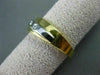ESTATE WIDE .15CT DIAMOND 18KT WHITE & YELLOW GOLD ETOILE ANNIVERSARY RING 18834