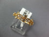 ESTATE .14CT DIAMOND 18KT ROSE GOLD 3D CLASSIC FILIGREE FLOWER FUNN RING