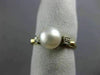 ESTATE AAA SOUTH SEA PEARL 14KT TWO TONE GOLD CLASSIC SOLITAIRE LOVE RING #19519