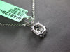 .69CT DIAMOND 18KT WHITE GOLD BAGUETTE KITE CUT CLUSTER OCTAGON FLOATING PENDANT