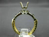ESTATE .45CT DIAMOND 14KT 2 TONE GOLD FILIGREE SEMI MOUNT ENGAGEMENT RING #6016