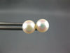 ESTATE AAA SOUTH SEA PEARL 14KT YELLOW GOLD 3D CLASSIC 6MM STUD EARRINGS #27275