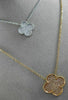 ESTATE LARGE 1.59CT WHITE & PINK DIAMOND 18KT WHITE & ROSE GOLD FLOWER NECKLACE
