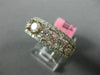 ESTATE WIDE 2.51CT WHITE & PINK DIAMOND 18KT WHITE & ROSE GOLD ANNIVERSARY RING