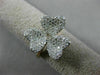 ESTATE .81CT DIAMOND 14K ROSE GOLD 3D CLASSIC PAVE HEART SHAPED FLOWER LOVE RING