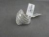ANTIQUE WIDE 2.15CT DIAMOND 18KT WHITE GOLD FILIGREE MULTI ROW ANNIVERSARY RING