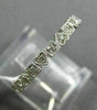 ESTATE .19CT DIAMOND 14K WHITE GOLD FILIGREE SQUARE HEART SHAPE ANNIVERSARY RING