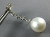 1.45CT DIAMOND & AAA SOUTH SEA PEARL 18KT WHITE GOLD 3D JOURNEY HANGING EARRINGS