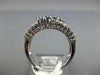 WIDE 1.62CT WHITE & BLUE DIAMOND 14KT WHITE GOLD CLASSIC DOUBLE FLOWER FUN RING