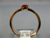.39CT DIAMOND & AAA RUBY 14KT ROSE GOLD 3D CLASSIC OVAL & ROUND FRIENDSHIP RING