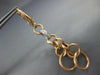 LARGE .17CT DIAMOND 18KT 2 TONE GOLD 3D MATTE & SHINY LEVERBACK HANGING EARRINGS