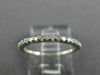 ESTATE .27CT DIAMOND 14K WHITE GOLD SEMI ETERNITY WEDDING ANNIVERSARY RING 25722