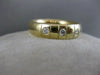 ESTATE .40CTW DIAMOND 14K Y GOLD MENS WEDDING BAND ETERNITY RING 5MM 9.00 #16647